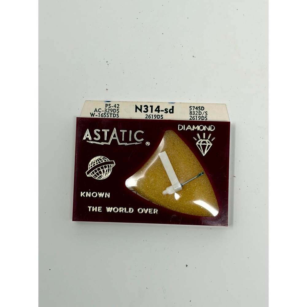 Astatic N314-sd Diamond Phonograph Needle Stylus Electro Voice PS-42 574SD NOS
